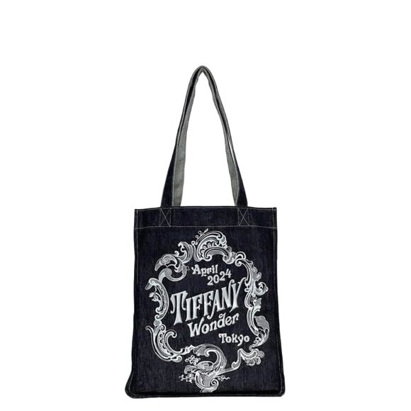 Tiffany & Co Tote Bag Navy Blue